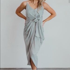 Baltic Born Light Blue Midi Dress